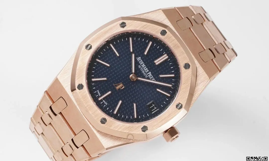 Audemars Piguet Royal Oak 15202OR.OO.1240OR.01 KZ Factory 1:1 Best Edition Replica Watch Blue Dial